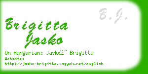 brigitta jasko business card